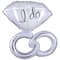 30" Wedding Rings Foil Balloon